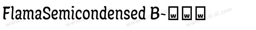 FlamaSemicondensed B字体转换